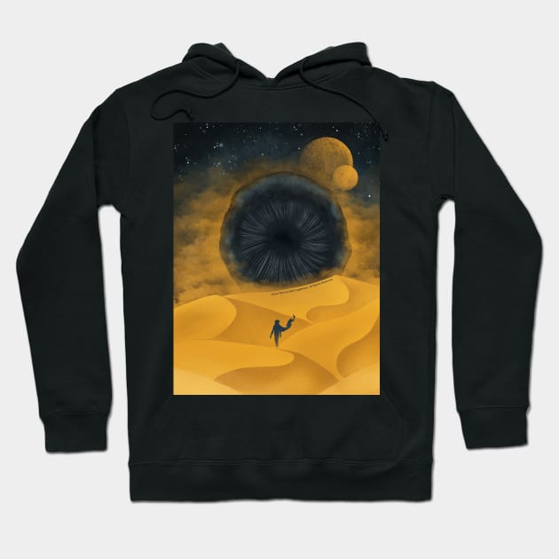 The Great Shai-Hulud, Yellow Sand Hoodie by Dream Artworks